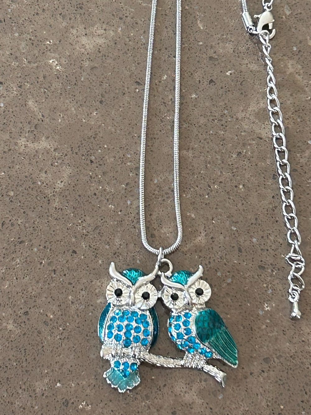 Vintage Y2K Girlprops Owl Costume Jewelry Lot - 3 Necklaces & Earrings - Picture 7 of 9